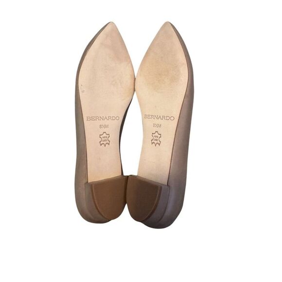 Bernardo Fritz Women's Beige Ballet Flats Pointed Toe Size 8.5 - Picture 8 of 11